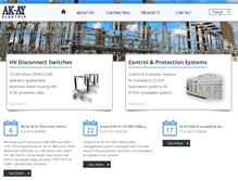 Tablet Screenshot of ak-ay.com